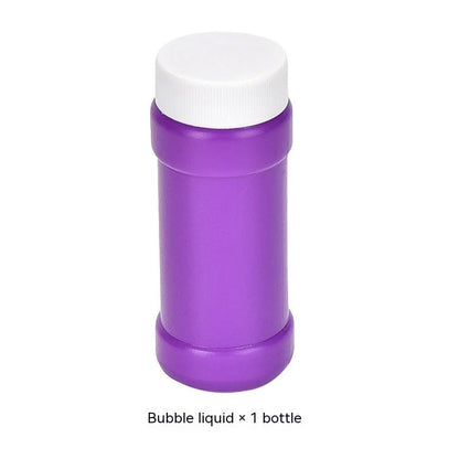 Festive Santa Claus-themed bubble machine with charming holiday music and durable ABS construction