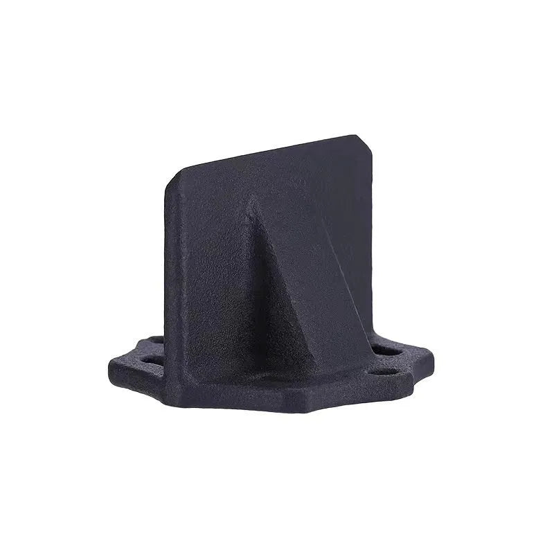Small square cast iron wood splitter for portable kindling and log splitting