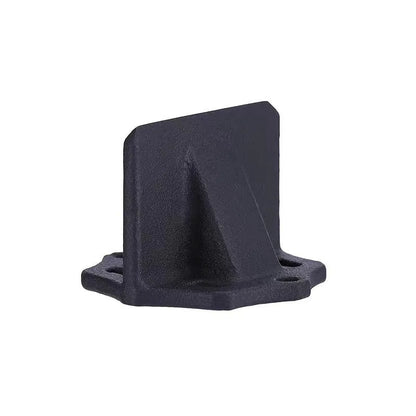 Small square cast iron wood splitter for portable kindling and log splitting