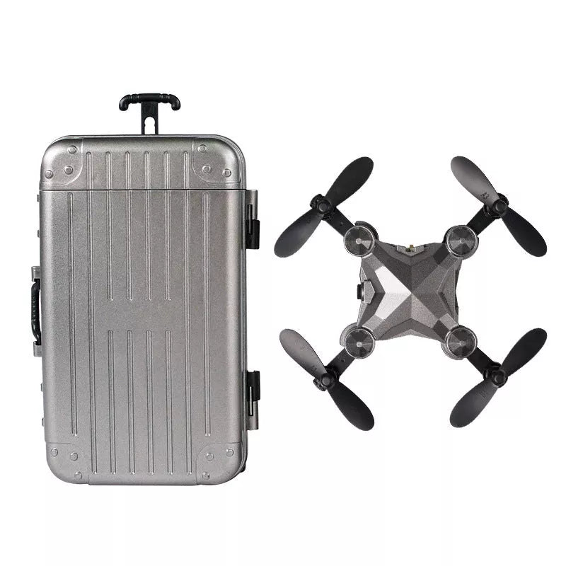 Foldable mini UAV drone with HD camera for aerial photography and mobile control
