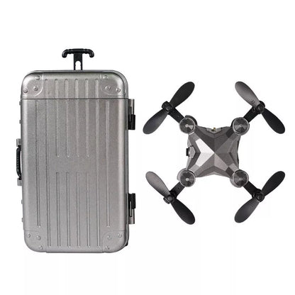 Foldable mini UAV drone with HD camera for aerial photography and mobile control