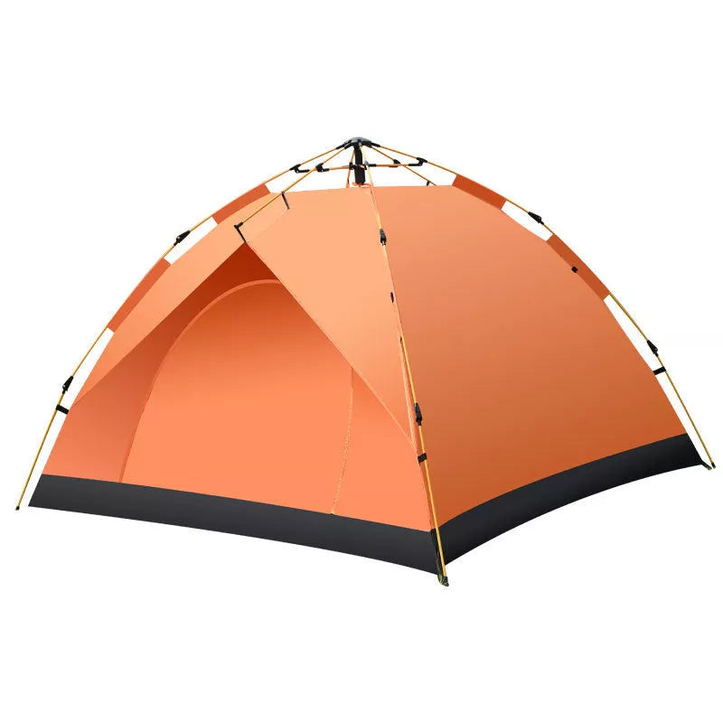Double-Decker Automatic Tent for camping and outdoor travel, featuring automatic setup and waterproof design