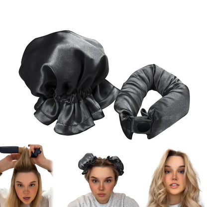 Heatless Curl Stick with cloth cover for safe, no heat hair styling