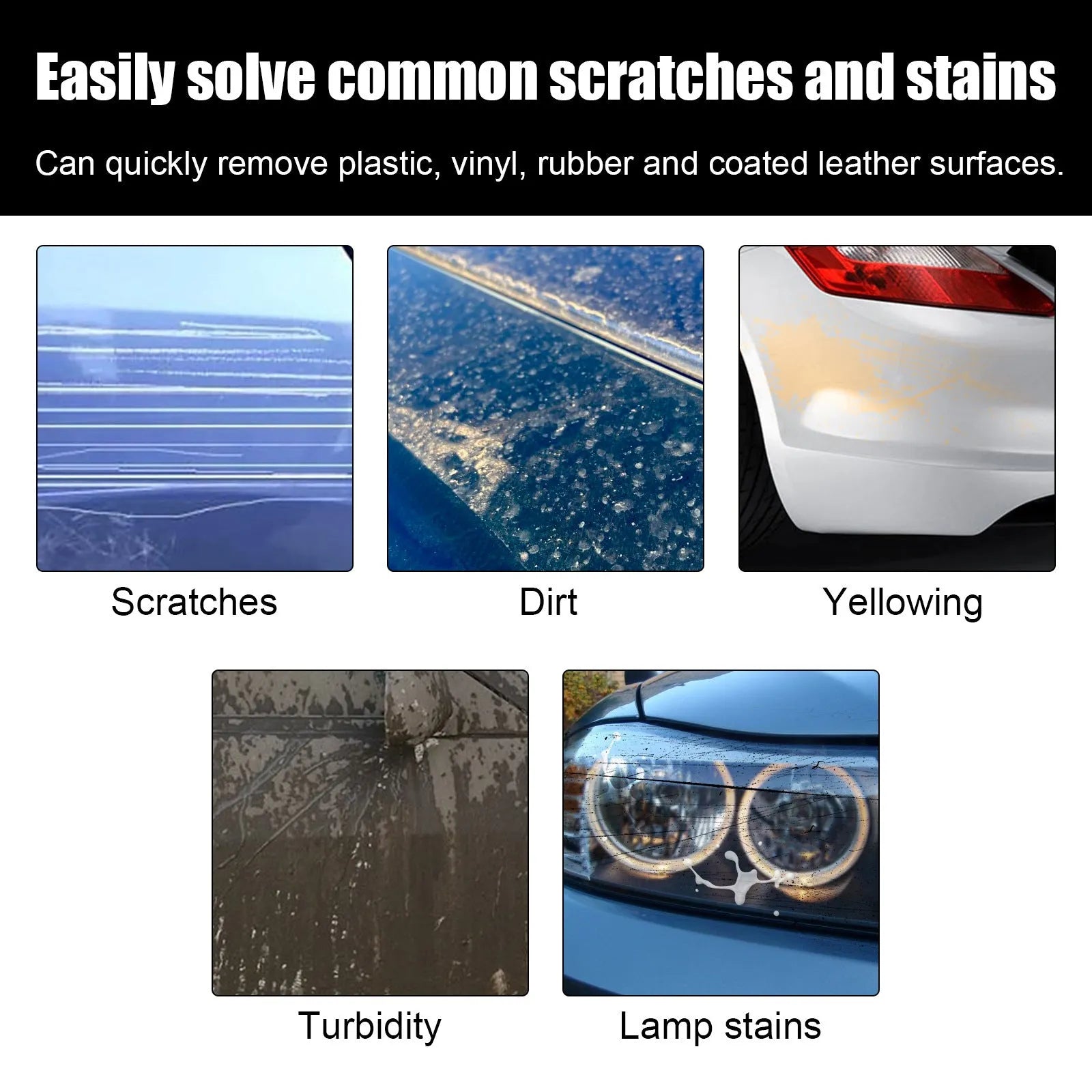 60ml car scratch repair cream with applicator sponge for paint renovation