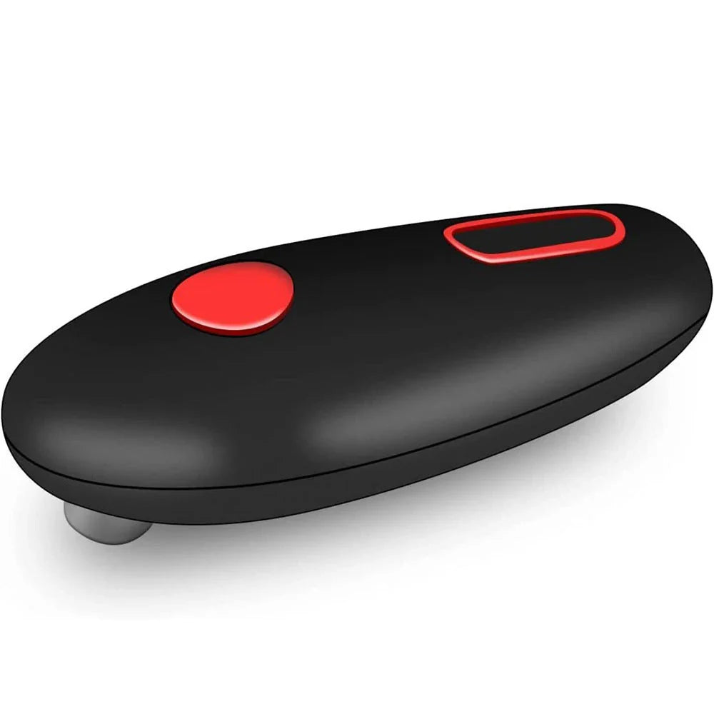 Convenient electric can opener with modern, compact design for effortless, hands-free can opening