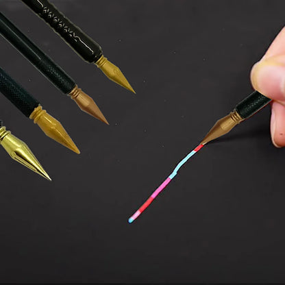 A single PS plastic scratch art pen with a pointed tip for children's drawing.