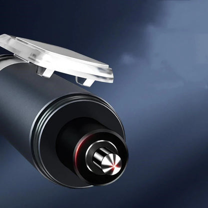 Mini Portable Car Safety Hammer in navy blue and red, compact size for emergency use