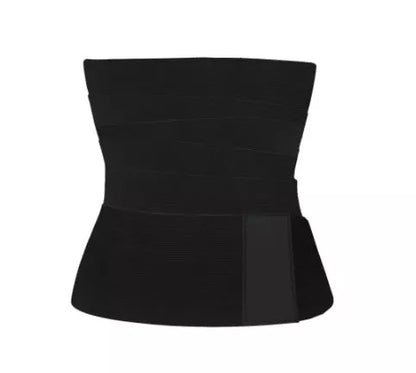 Adjustable waist training belt in polyester for effective body sculpting