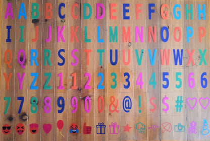 LED letter light box displaying custom message with 2700 lumen brightness
