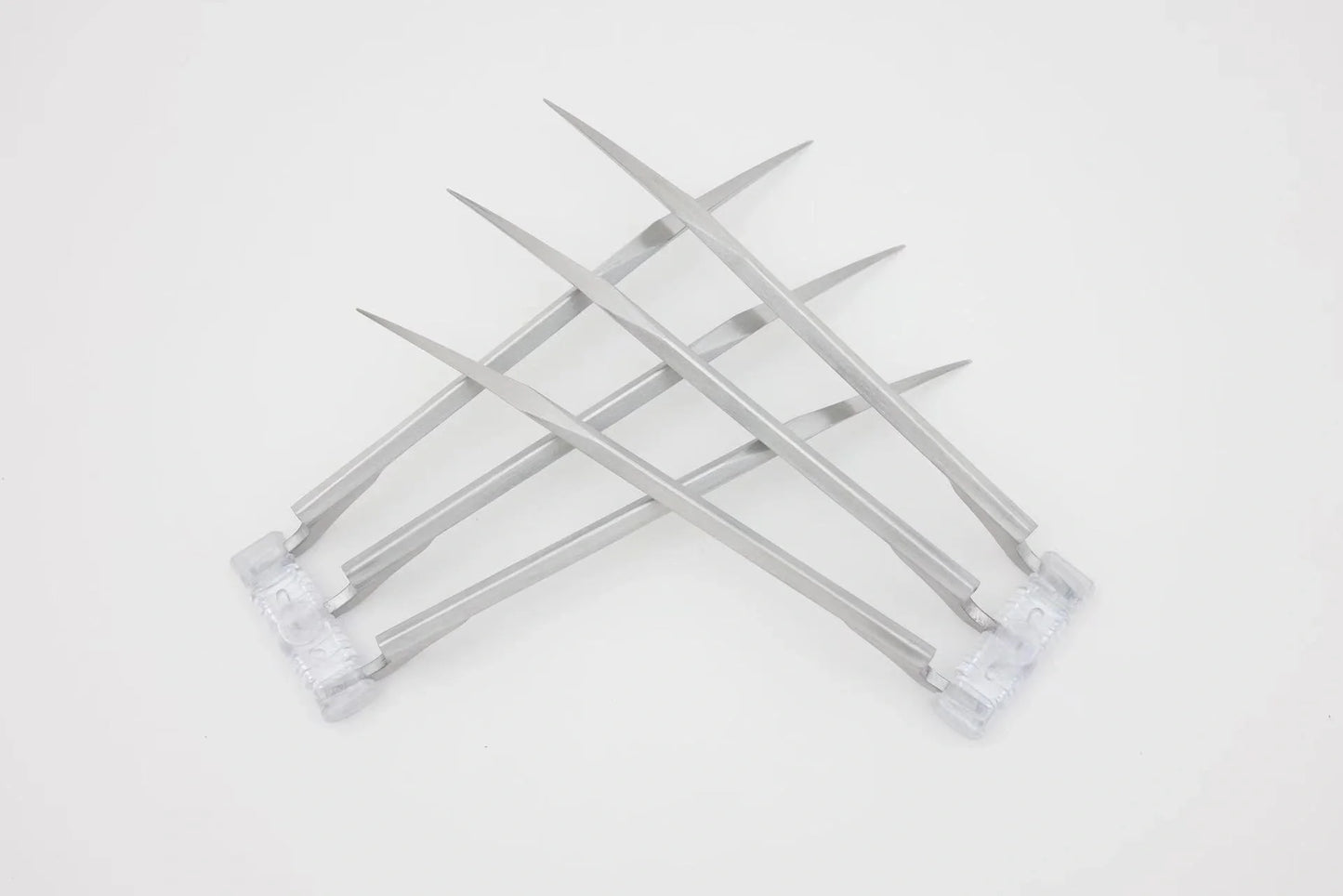 Premium aluminum cosplay war claws in matte and mirror finish for costumes and Halloween