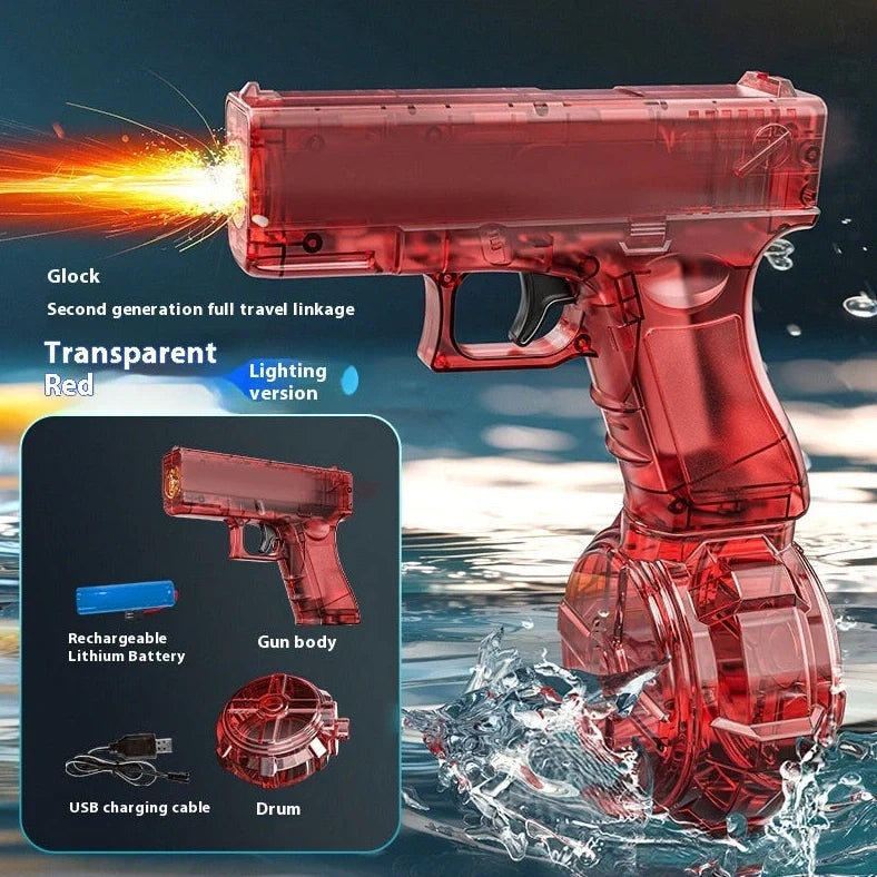 Ice Mouse electric water gun toy with 500ml water tank and high-speed firing system