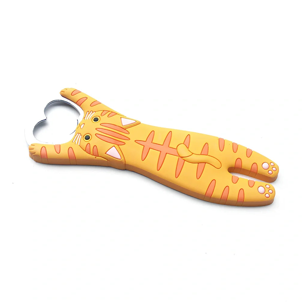 Animal-shaped bottle opener with alloy construction measuring 135mm long by 50mm wide