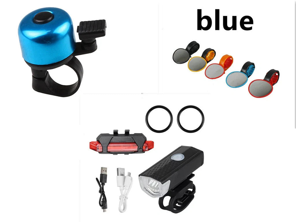 Colorful folding bike bell in various colors, perfect for adding safety and style to any bicycle