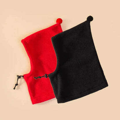 Cloth pet headgear with animal ears in leopard print, black, and red colours for dogs and cats