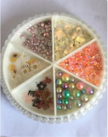 Professional nail care accessories set with precision tools for manicures and pedicures