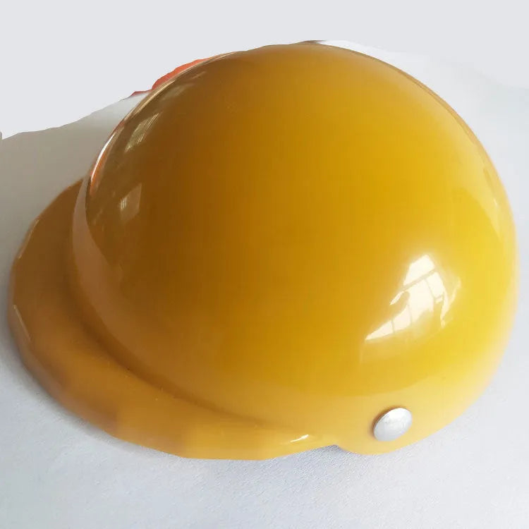 Plastic dog motorcycle cap helmet in seven colour options showing three diameter sizes