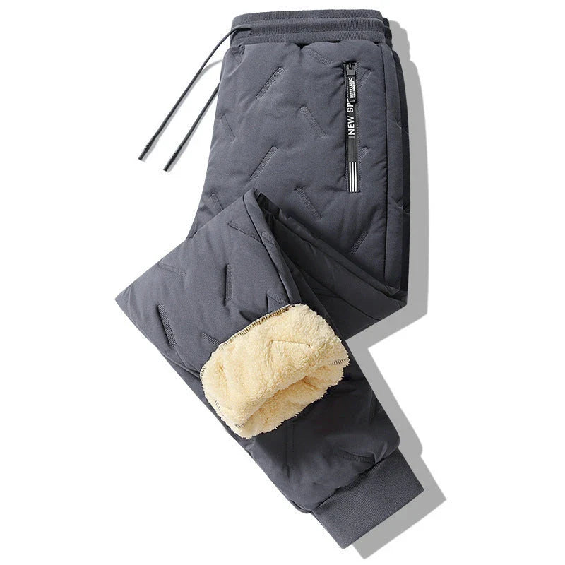 Men's premium insulated winter pants in various colors and styles