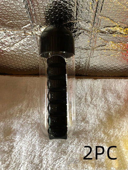 7-Day Pill Organizer Water Bottle - Portable Drink Container with Medication Storage