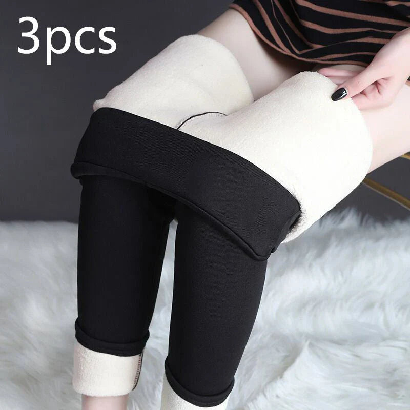 Premium cashmere-blend leggings in a variety of colors for stylish winter warmth