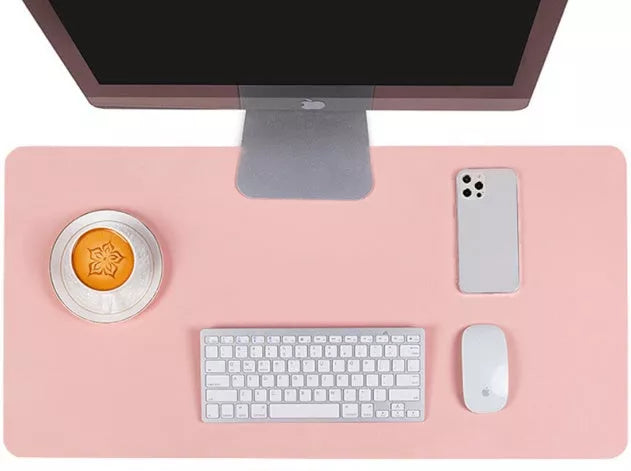 Waterproof oversized mouse pad with velvet bottom in various colors and sizes