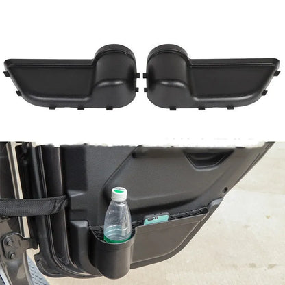 Jeep Wrangler black ABS door storage box for 2011-2020 JK and JL model interiors