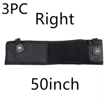 Neoprene concealed carry belly holster with spare magazine pocket, fits up to 40" waist