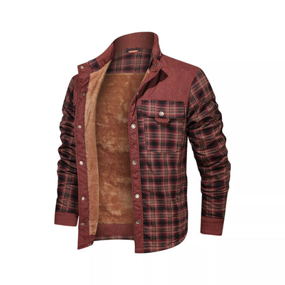Men's cotton casual coat jacket for autumn and winter in various patterns