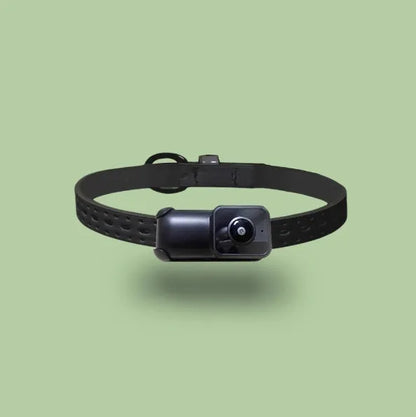 Black wifi camera neckband recorder with TYPE-C port showing compact 61.5mm design