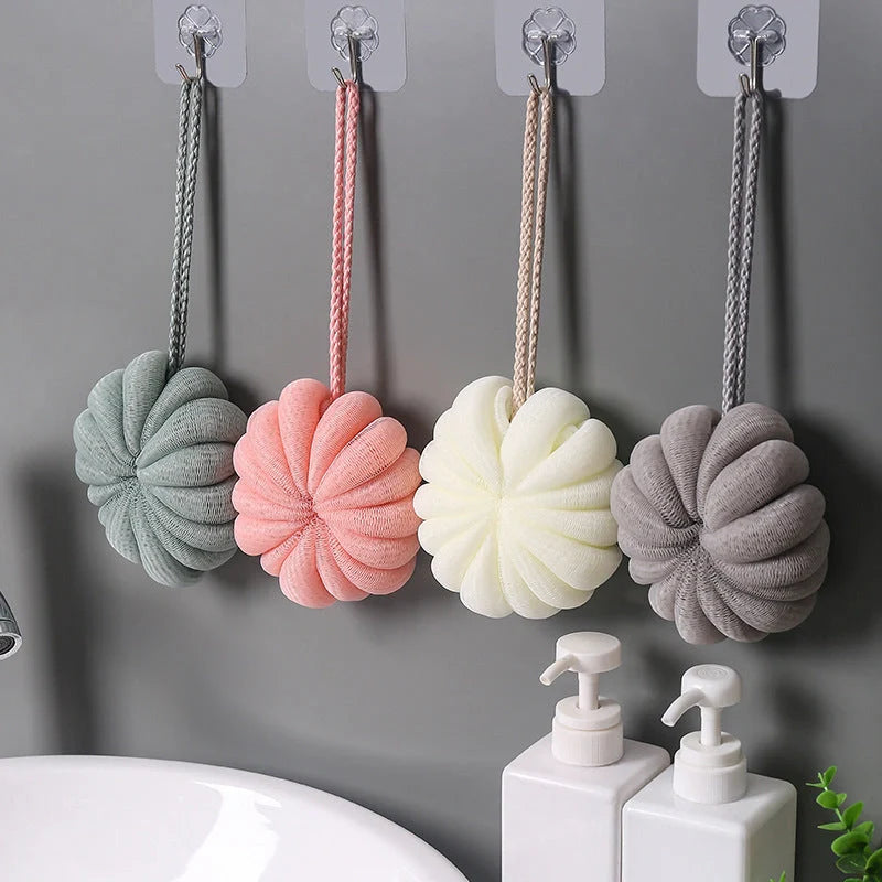 Japanese-Style Bath Flower Ball in multiple colors for a luxurious bath experience
