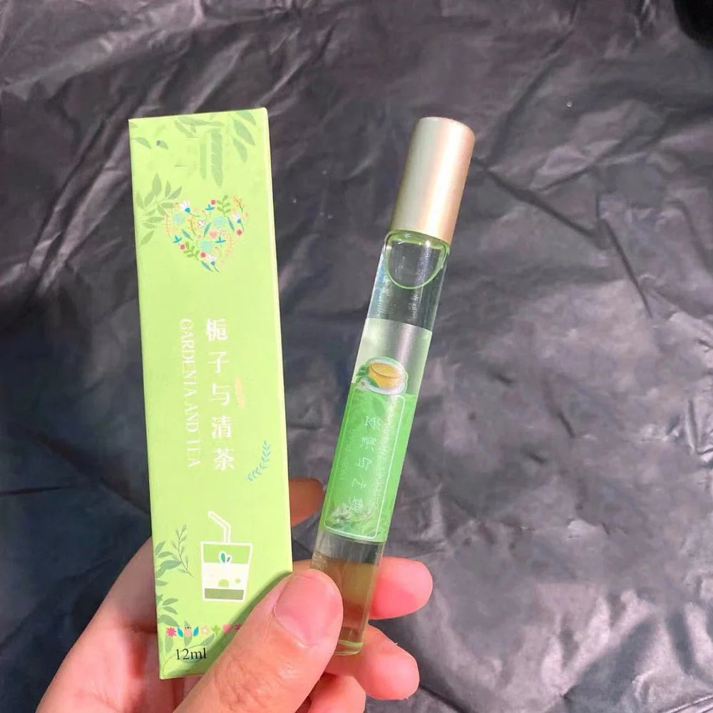 Jean Miss 12ml essential oil perfume ball in pure gardenia variant with rollerball applicator and citrus-floral notes