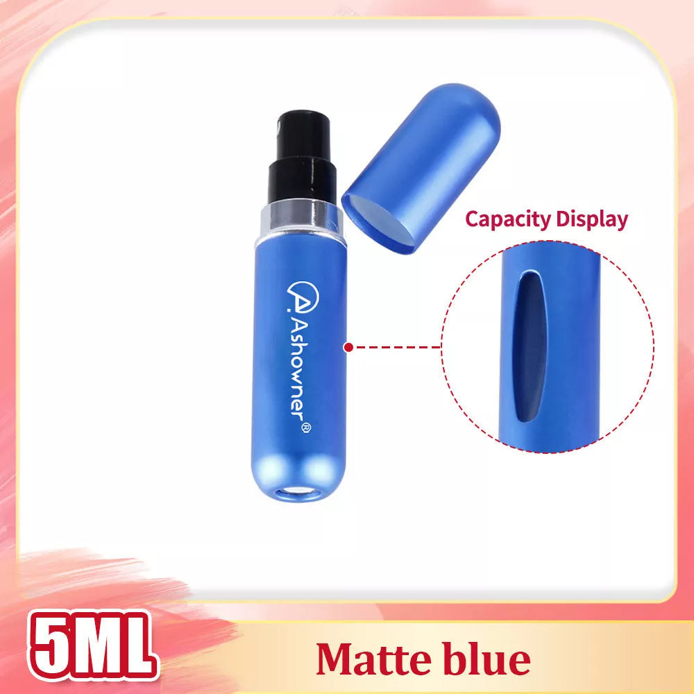 Mini Portable Perfume Bottle Spray in various colors and sizes for on-the-go fragrance