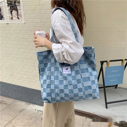 Oxford cloth women's shoulder bag with three-dimensional pocket in multiple colour options