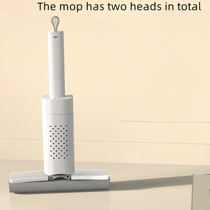 Handheld mini mop with 15cm rubber cotton head folded for squeezing