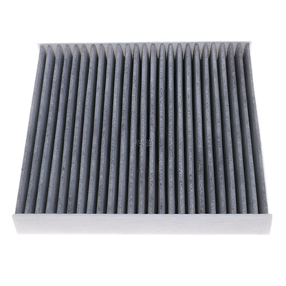 Grey air conditioning filter element grid for Geely cars, dimensions 215x210x30mm