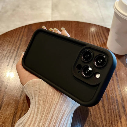 Frosted TPU iPhone case in rose red, all-inclusive with fine holes for iPhone 14 Pro Max drop protection