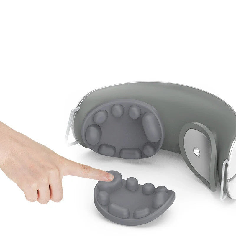 Bluetooth-compatible vibrating hot compress airbag kneading eye protection device