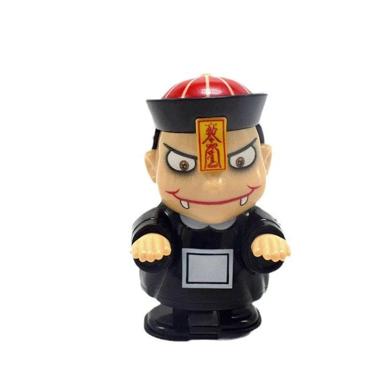 Chinese zombie doll toy with mechanical walking and head-shaking functions