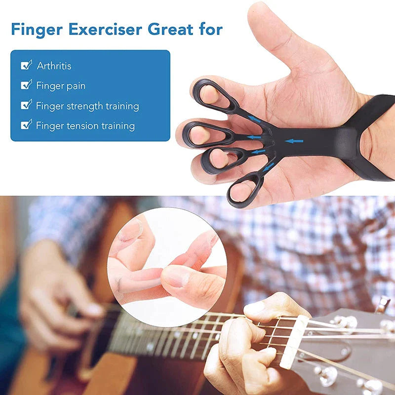 Silicone hand grip exerciser with various color options for strengthening fingers and relieving arthritis pain
