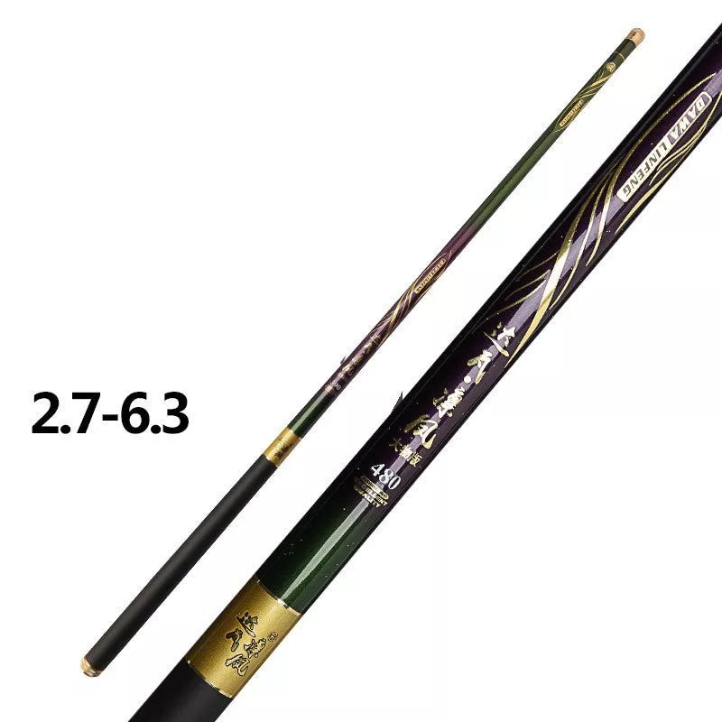 High Carbon Fishing Rod with super hard tone for precision stream fishing