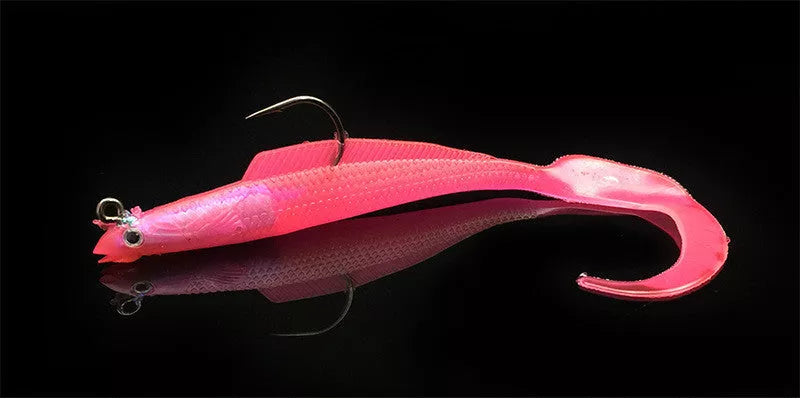 Creative Simulation Long Lead Soft Fishing Lure in various colors for realistic bait imitation