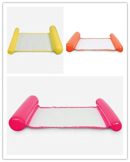 Inflatable Water Lounge Chair in pool with hammock-style design for ultimate relaxation