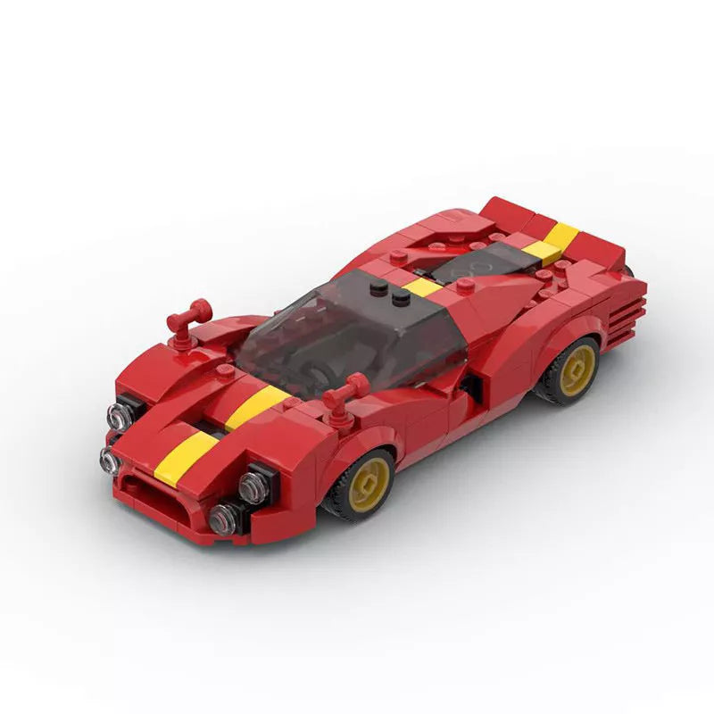 Ferrari 330 P4 Building Blocks Model - 228-piece assembly kit for car enthusiasts