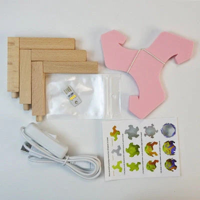 Bedside Moon Spherical Simple Small Table Lamp in various colors with USB interface