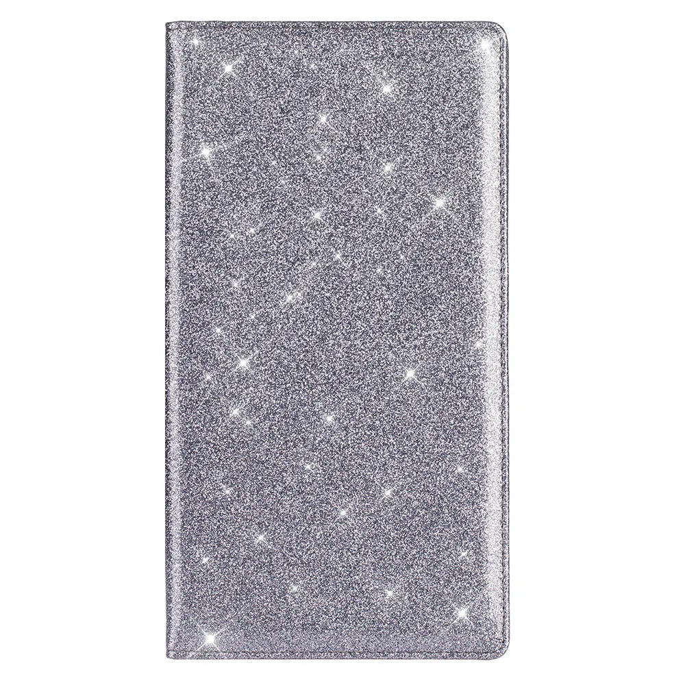 Purple PU leather car document wallet for holding a V5C registration document and insurance certificate.