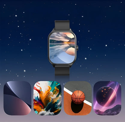 Full touch Bluetooth call smart bracelet with IPS screen, 7-14 day battery, and multiple colour options.