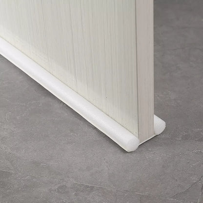 Household door bottom sealing strip in gray, brown, black, and white for soundproofing and dustproofing