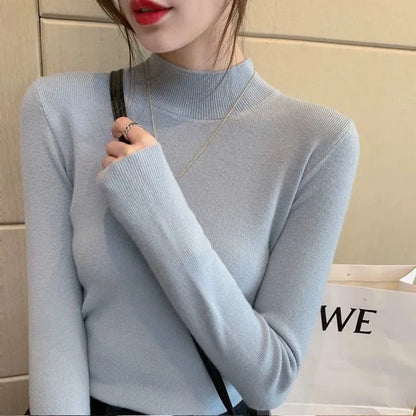 Slim fit long sleeve viscose shirt in Apricot colour with 50cm length and regular sleeves for layering