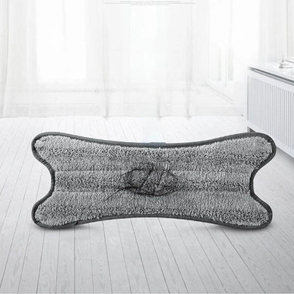 Premium microfiber flat mop with adjustable telescopic handle, 360-degree swivel, and superior cleaning power