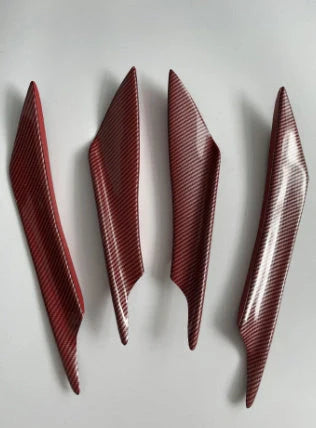 Premium carbon fiber automotive bumper guard with sleek design for enhanced style and protection