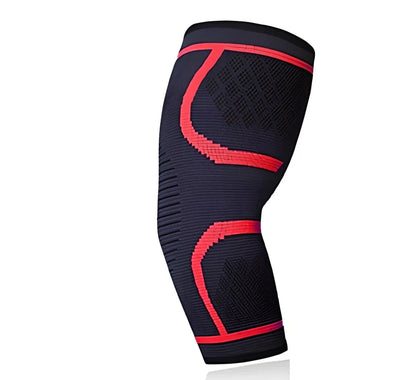 AOLIKES black elbow support with latex silk lining for basketball and volleyball sports compression